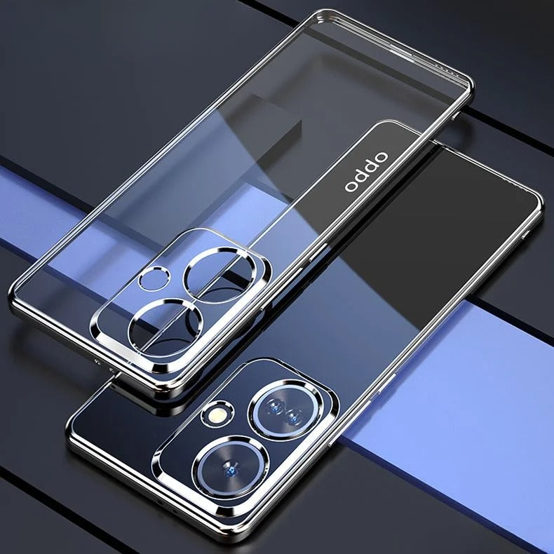 Transparent/Chrom Soft Hülle/Case verschiedene Farben für Oppo Reno 13, 13 Pro, 12, 12 Pro, 11, 11 Pro, 10, 10 Pro, 9, 9 Pro, 9 Pro Plus, 8, 8T, 8 Pro, 7, 7 Pro, 7 SE, 6, 4, 4Z, 4 Pro, Find X8, X8 Pro, X7, X7 Ultra, X6, X6 Pro, X5 | ZITOCASES®