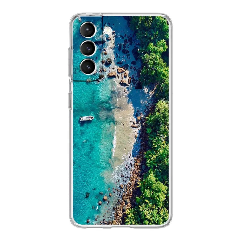 Strand/Meer Motiv Plastik Hülle/Case für Samsung Galaxy S25, S24-Serie | ZITOCASES®