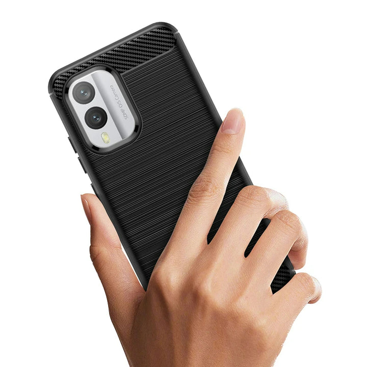 Edle Carbon Akzente Soft Hülle/Case verschiedene Farben für Nokia X71, X30 | ZITOCASES®