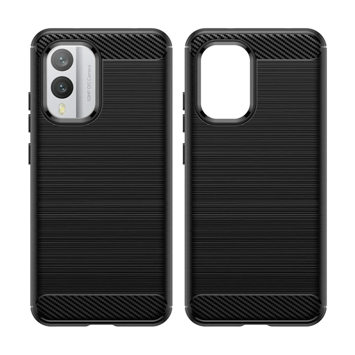 Edle Carbon Akzente Soft Hülle/Case verschiedene Farben für Nokia X71, X30 | ZITOCASES®