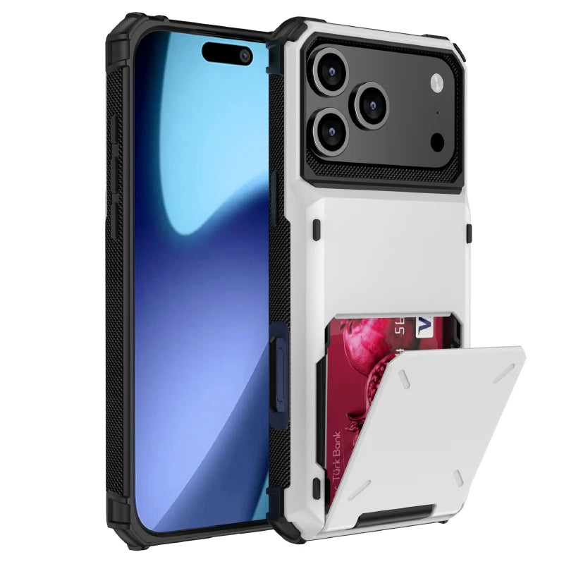 Silikon/Airbag Hülle/Case mit Kartenfach für iPhone 17 Pro, 17 Pro Max | ZITOCASES®