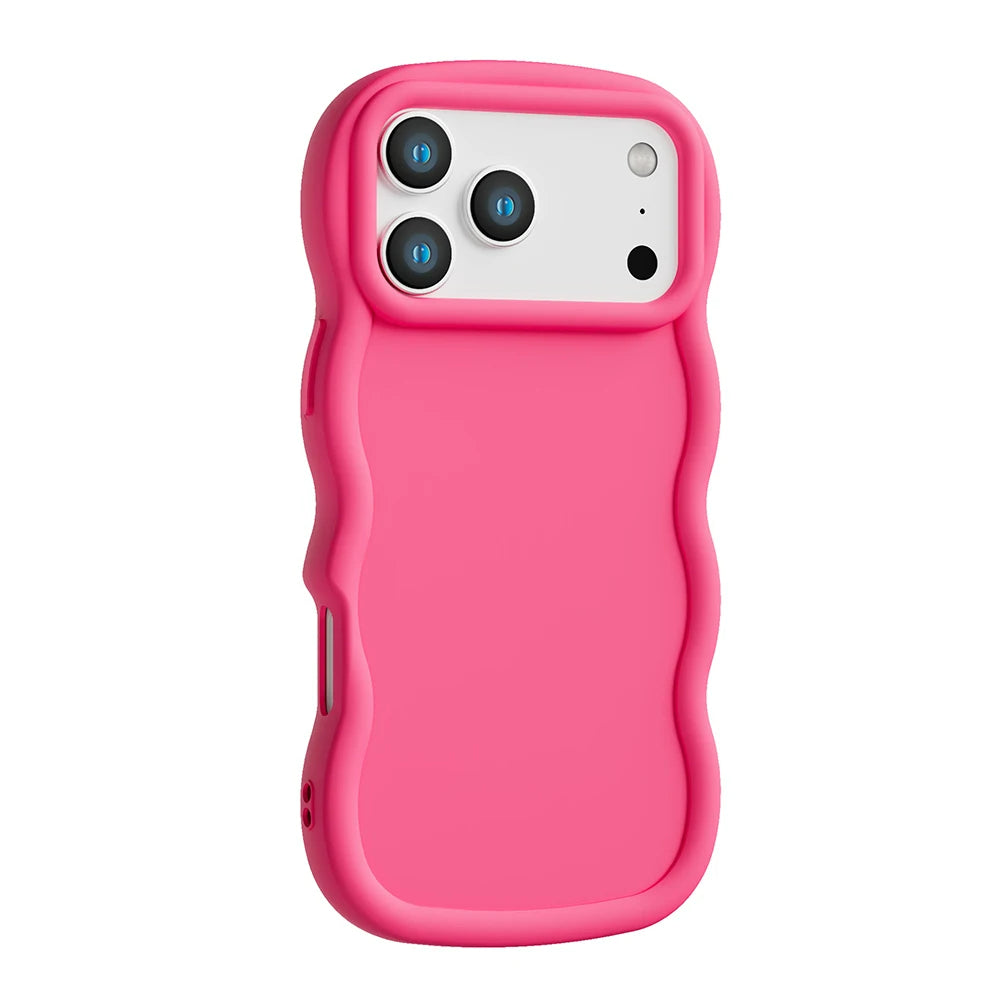 Dicke Silikon Wellen Design Hülle/Case für iPhone 17 Pro, 17 Pro Max | ZITOCASES®
