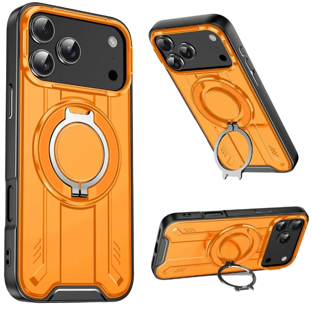SALE | iPhone 17 Pro | Stoßabsorbierende Outdoor/Ring MagSafe/Magnet Hülle/Case mit integriertem Ständer | ZITOCASES®