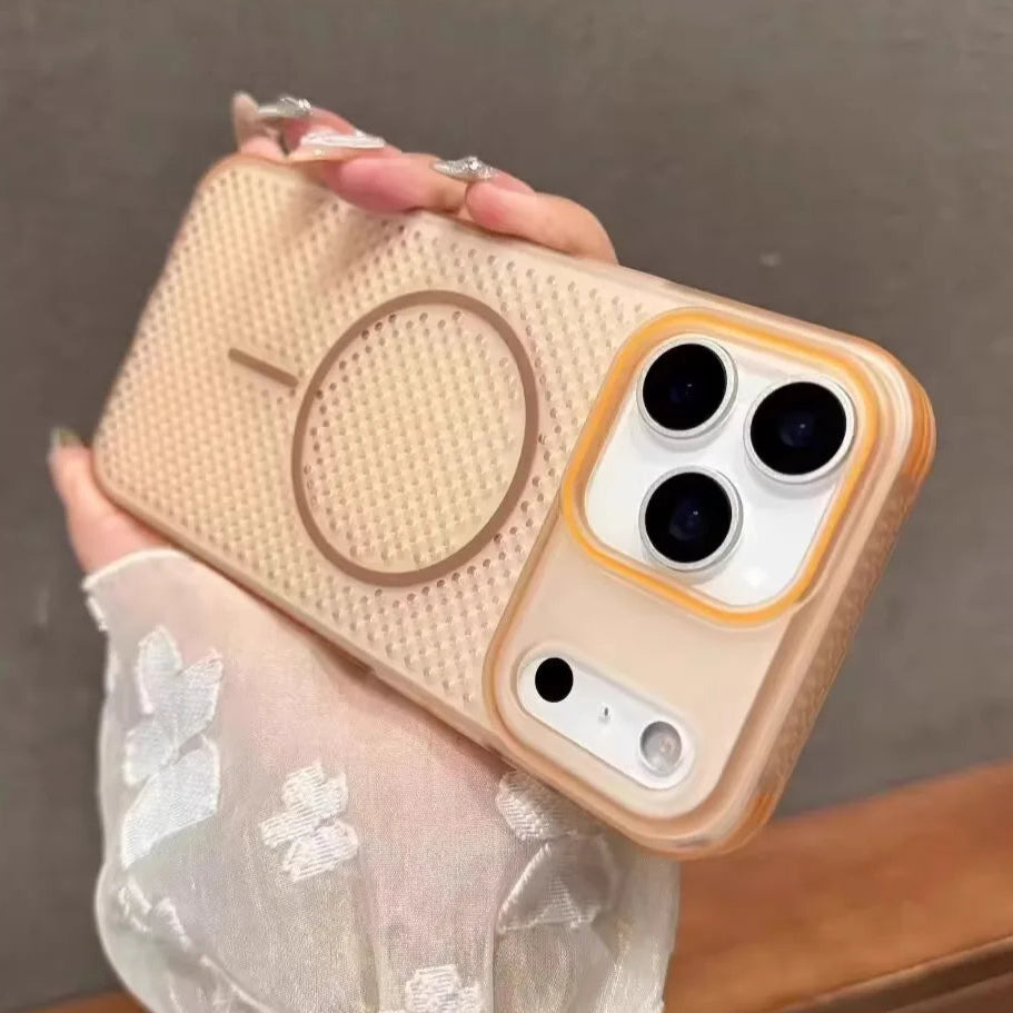 Gelochte/Wärmeableitende MagSafe/Magnet Plastik Hülle/Case für iPhone 17 Pro, 17 Pro Max | ZITOCASES®