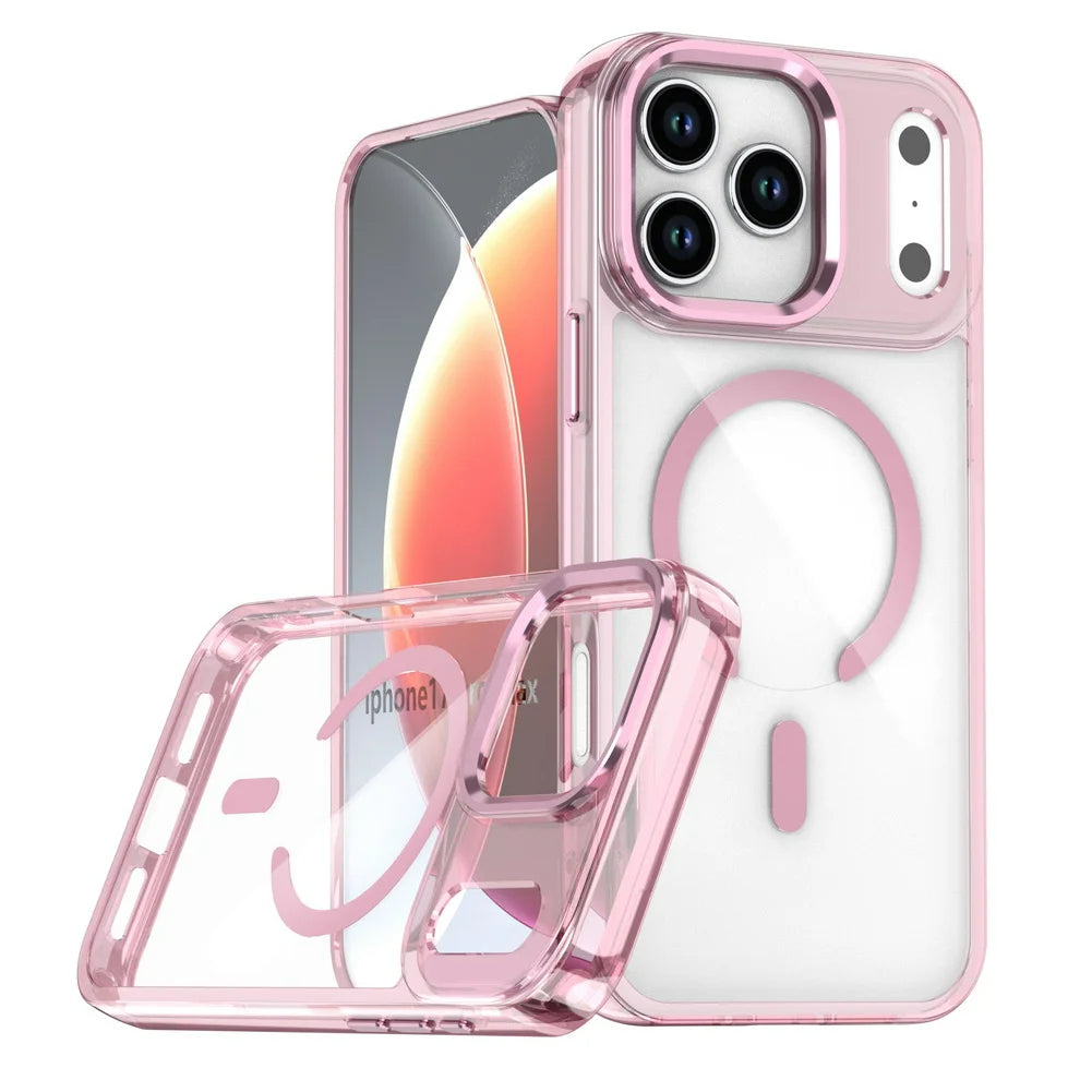 Transparente/Chrom MagSafe/Magnet Hülle/Case für iPhone 17 Pro, 17 Pro Max | ZITOCASES®