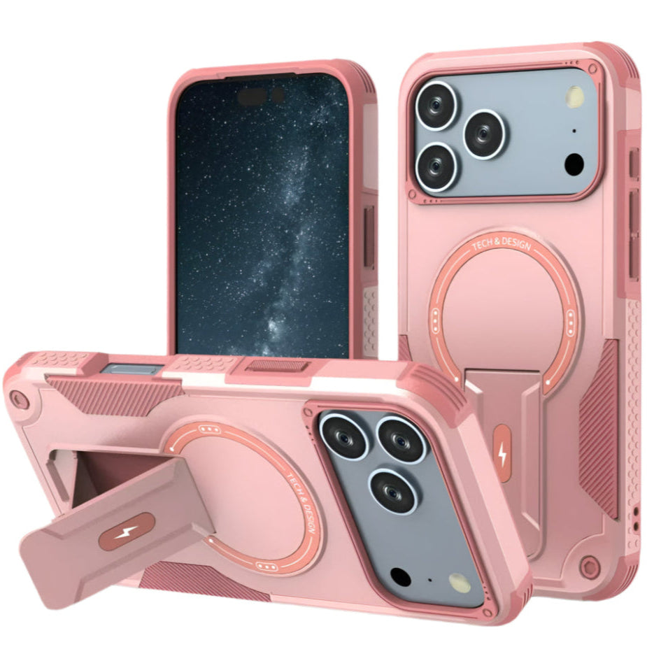 Bunte Outdoor MagSafe/Magnet Hülle/Case mit integriertem Ständer für iPhone 17 Pro, 17 Pro Max | ZITOCASES®
