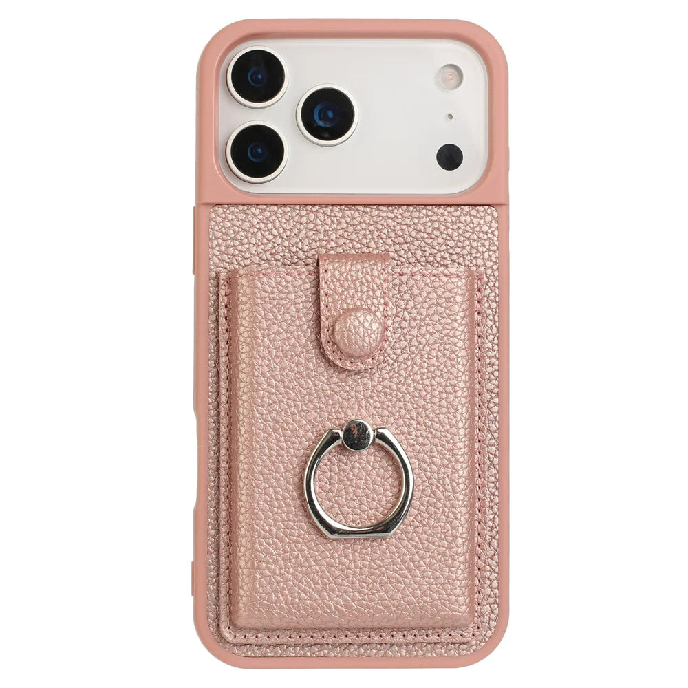 Kunstleder/Kartenfach Ring Hülle/Case für iPhone 17 Pro, 17 Pro Max | ZITOCASES®