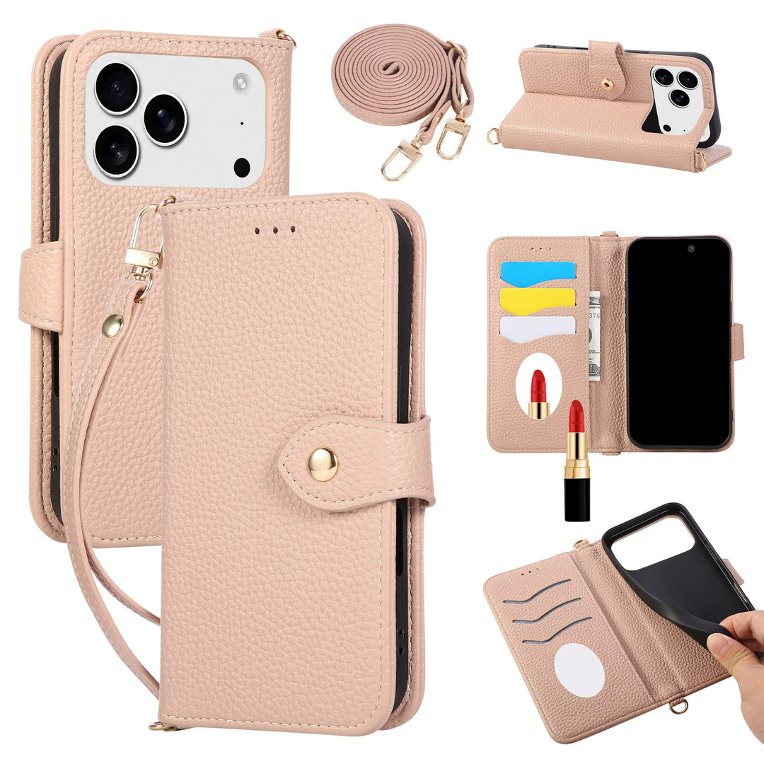 Kunstleder Klapp Hülle/Flip Case mit Spiegel für iPhone 17 Pro, 17 Pro Max | ZITOCASES®