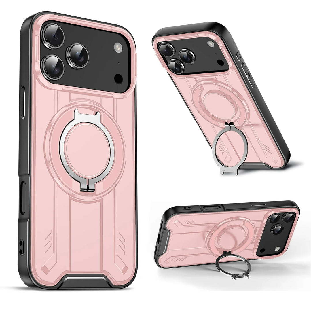 Stoßabsorbierende Outdoor/Ring MagSafe/Magnet Hülle/Case mit integriertem Ständer für iPhone 17 Pro, 17 Pro Max | ZITOCASES®
