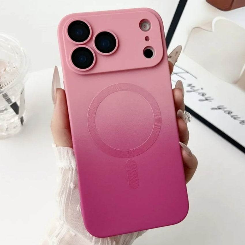 Bunte Farbverlauf MagSafe/Magnet Silikon Hülle/Case für iPhone 17 Pro, 17 Pro Max | ZITOCASES®
