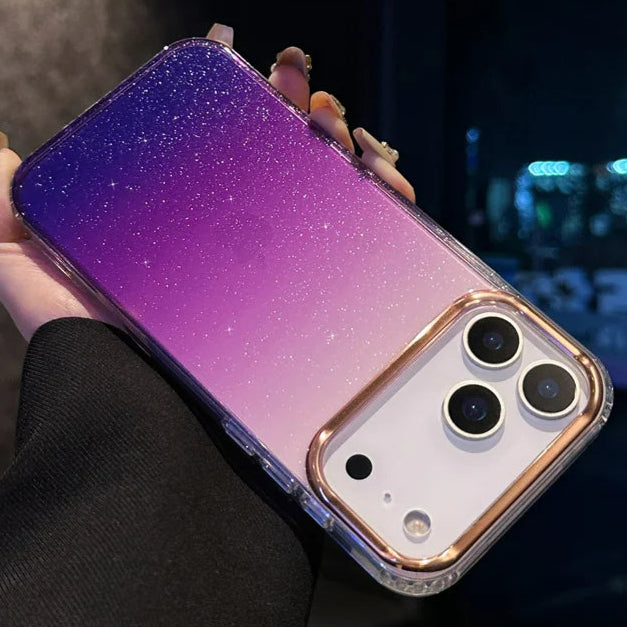 Glitzer/Farbverlauf Silikon Hülle/Case für iPhone 17 Pro, 17 Pro Max | ZITOCASES®