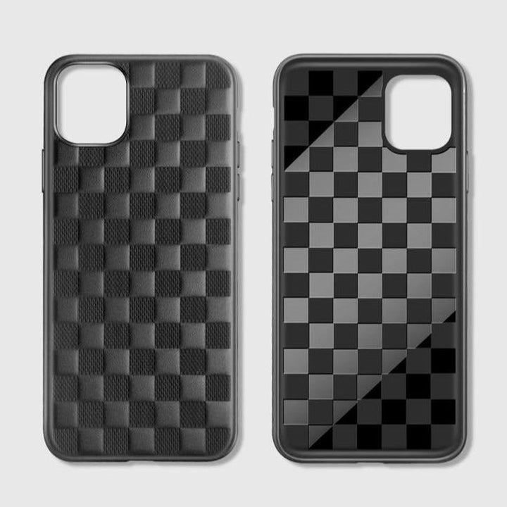 Edle Karierte Soft Hülle/Case für iPhone 16, 15, 14-Serie | ZITOCASES®