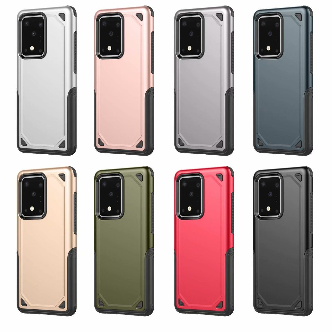 Aluminium-Optik Outdoor Hülle/Case verschiedene Farben für Samsung Galaxy S24, Note-Serie | ZITOCASES®