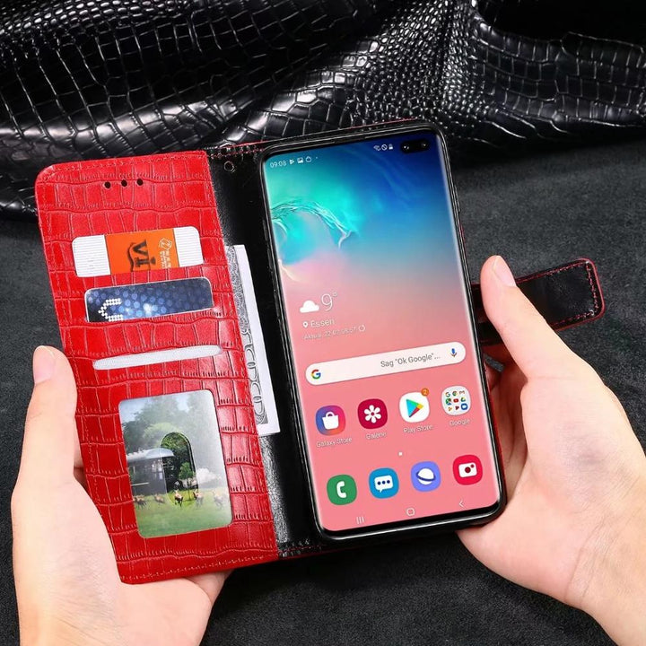 Schlangen-Leder Optik Klapp Hülle/Flip Case verschiedene Farben für Huawei Nova-Serie | ZITOCASES®