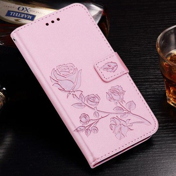 Elegante Rosen Kunstleder Klapp Hülle/Flip Case für Sony Xperia 1 III, 1 IV, 1 V, 1 VI, 2, 5 III, 5 IV, 5 V, 5 VI, 10 III, 10 IV, 10 V, 10 VI | ZITOCASES®