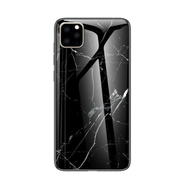 Marmor Optik Panzerglas Hülle/Case verschiedene Motive für Google Pixel 9, 8-Serie | ZITOCASES®