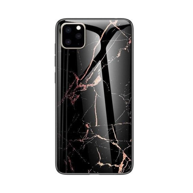 Marmor Optik Panzerglas Hülle/Case verschiedene Motive für Google Pixel 9, 8-Serie | ZITOCASES®