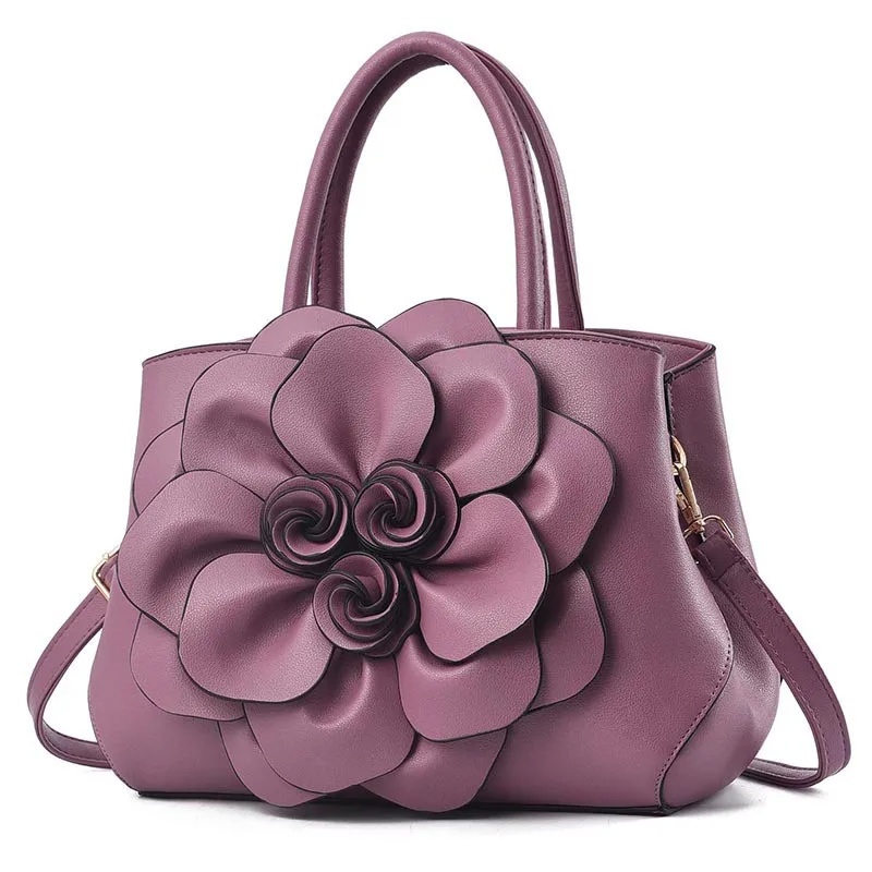 3D Blumen Kunstleder Hand/Trage/Schulter/Umhänge-Tasche | ZITOCASES®