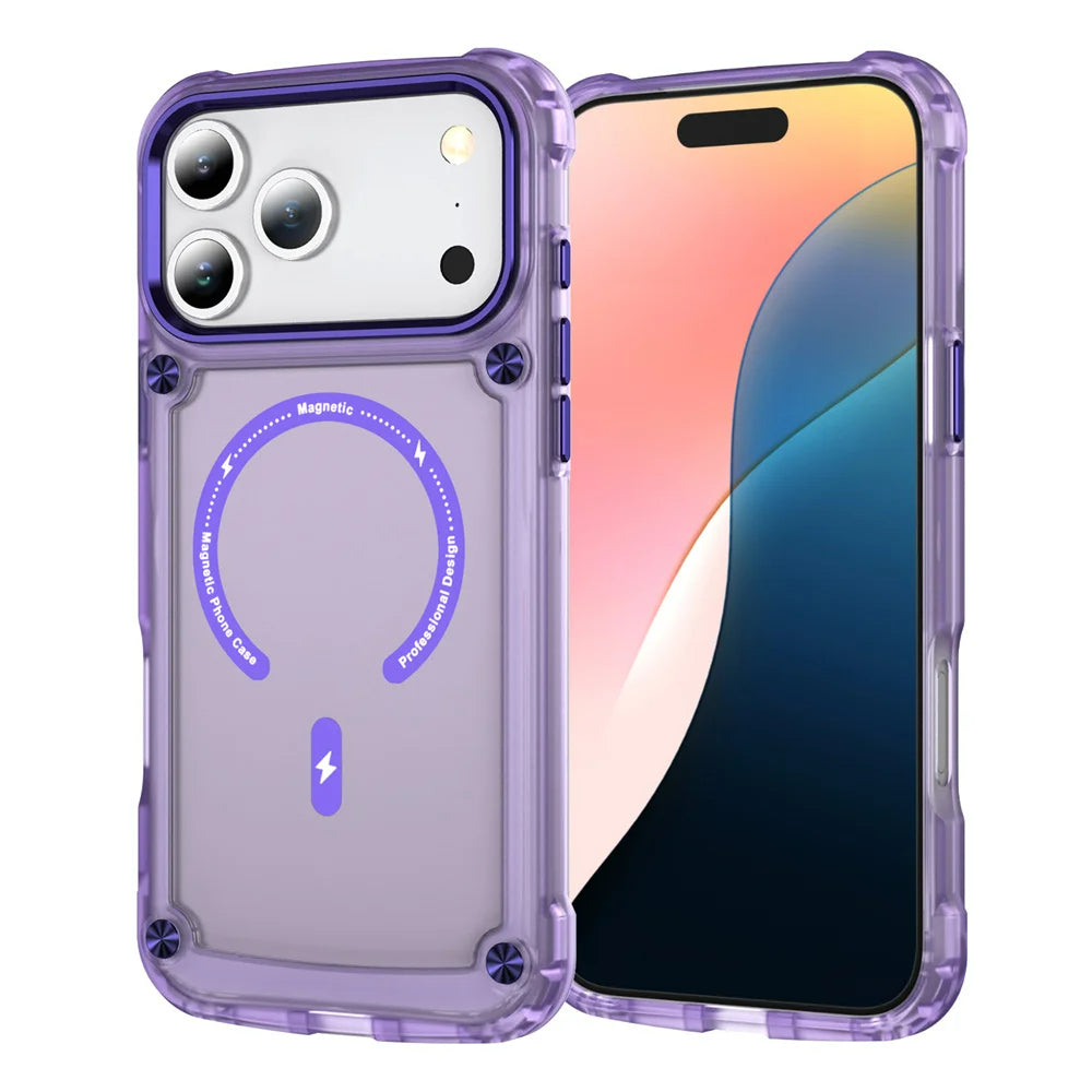 Bunte/Airbag MagSafe/Magnet Silikon Hülle/Case für iPhone 17 Pro, 17 Pro Max | ZITOCASES®