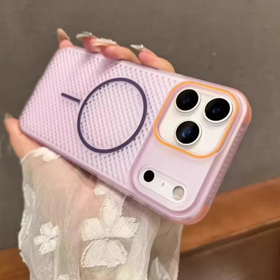 Gelochte/Wärmeableitende MagSafe/Magnet Plastik Hülle/Case für iPhone 17 Pro, 17 Pro Max | ZITOCASES®