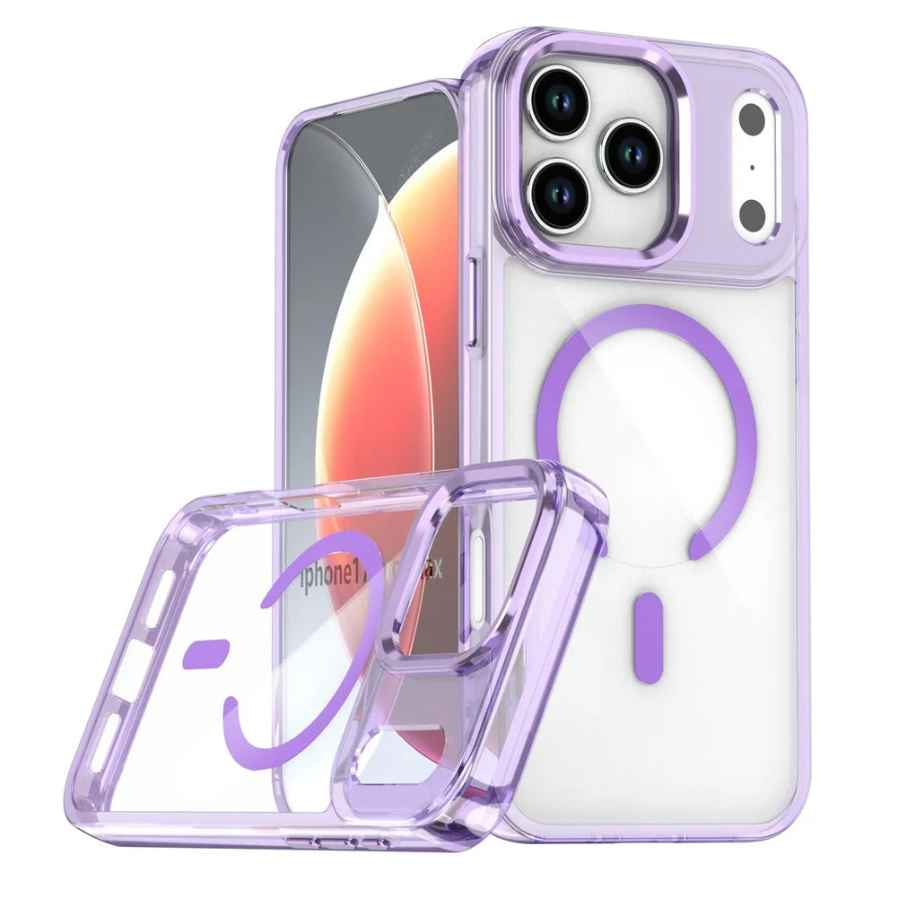 Transparente/Chrom MagSafe/Magnet Hülle/Case für iPhone 17 Pro, 17 Pro Max | ZITOCASES®