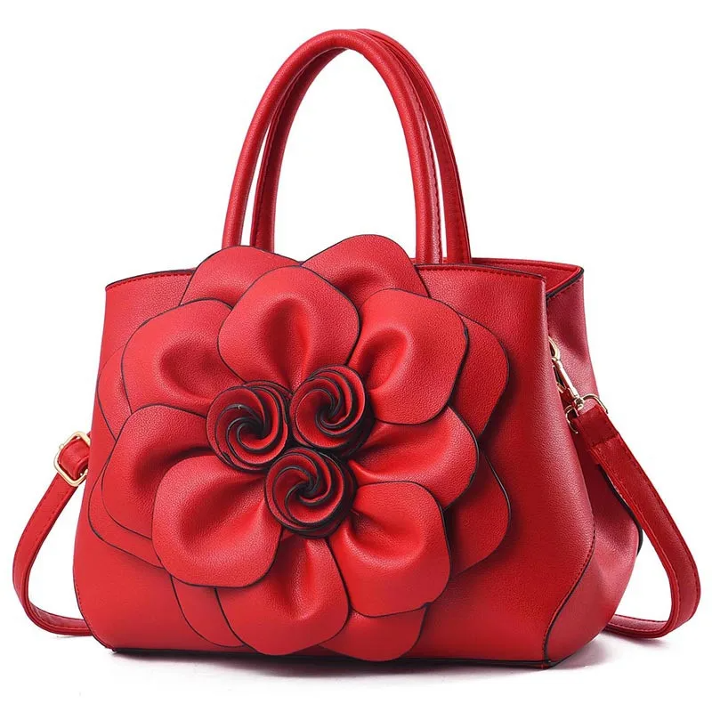 3D Blumen Kunstleder Hand/Trage/Schulter/Umhänge-Tasche | ZITOCASES®