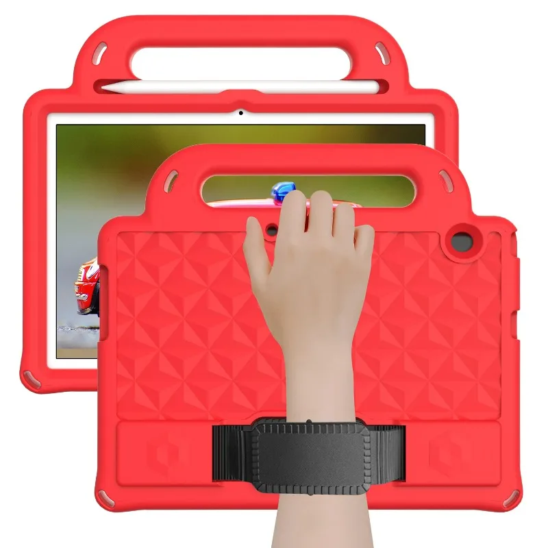 Kinder/Airbag Silikon Hülle/Case inkl. Gurt und Griff für iPad Pro, Mini-Serie | ZITOCASES®