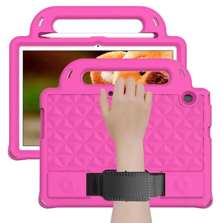 Kinder/Airbag Silikon Hülle/Case inkl. Gurt und Griff für iPad, Mini, Pro, Air | ZITOCASES®