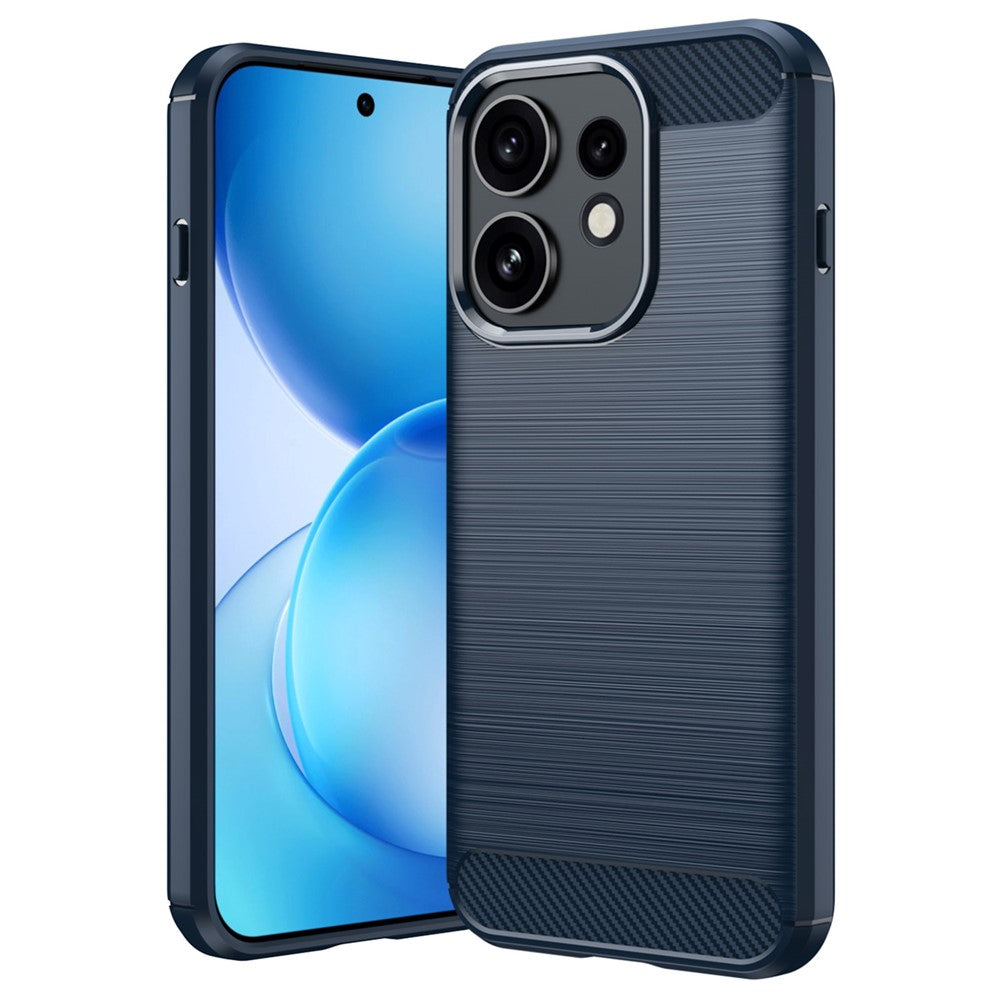 Metallstruktur/Carbon Optik Silikon Hülle/Case für Oppo Reno 16, 16 Pro, 16 FS, 16 F | ZITOCASES®