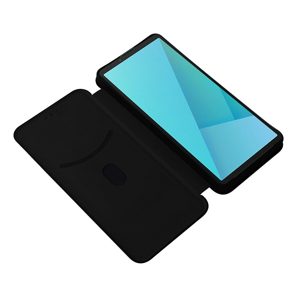 Carbon Optik Klapphülle/Flipcase für Sony Xperia 10 VIII | ZITOCASES®