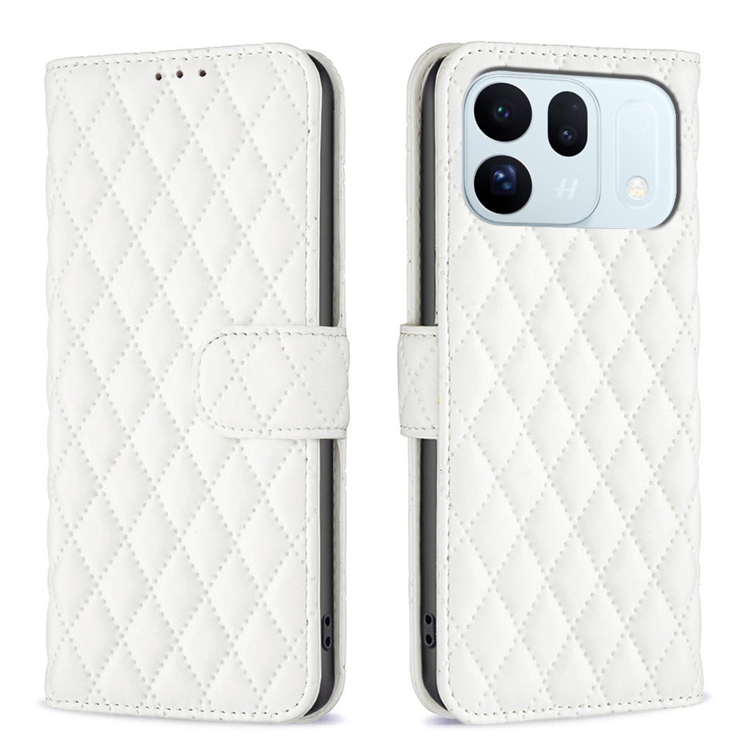 Karierte Kunstleder Klapphülle/Flipcase für Oppo Find X10, X10 Pro Max