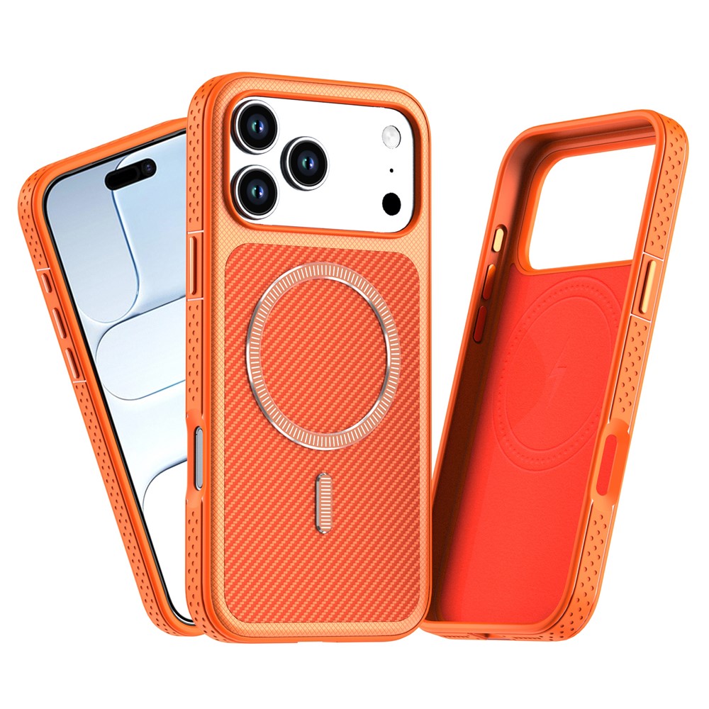 Carbon Optik MagSafe/Magnet Silikon Hülle/Case für iPhone 18 Pro, 18 Pro Max | ZITOCASES®