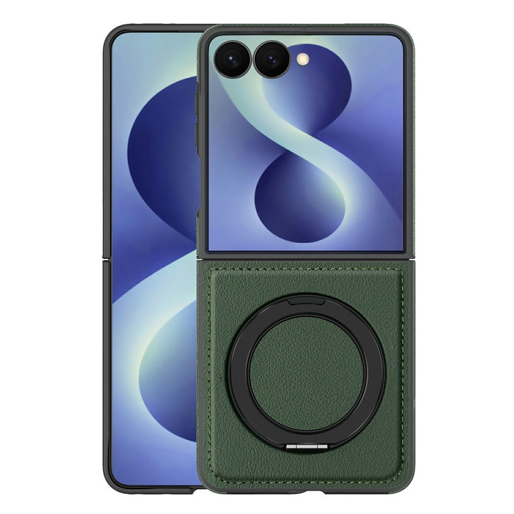 Kunstleder MagSafe/Magnet Hülle/Case mit integriertem Ständer für Samsung Galaxy Z Flip 8 | ZITOCASES®