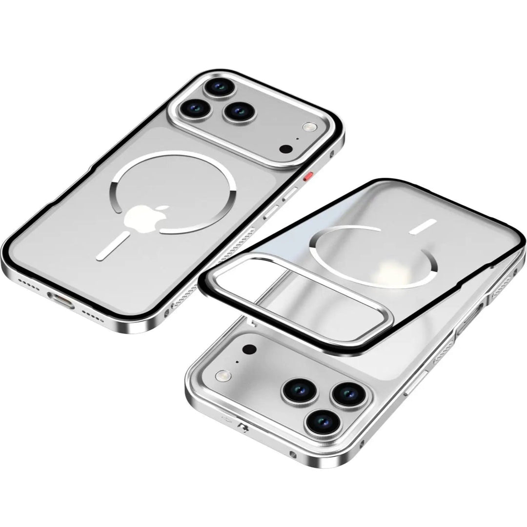 Rahmen/Bumper Aluminium MagSafe/Magnet Hülle/Case inkl. Glas Rückseite für iPhone 17 Pro, 17 Pro Max | ZITOCASES®