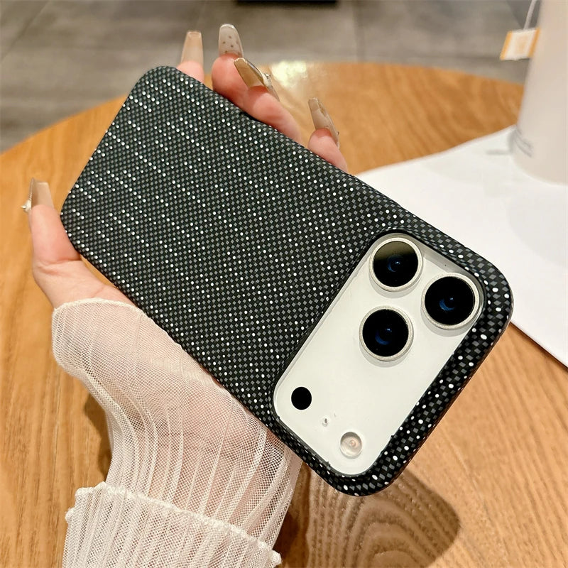 Dünne Carbon Optik Hülle/Case für iPhone 17 Pro, 17 Pro Max | ZITOCASES®
