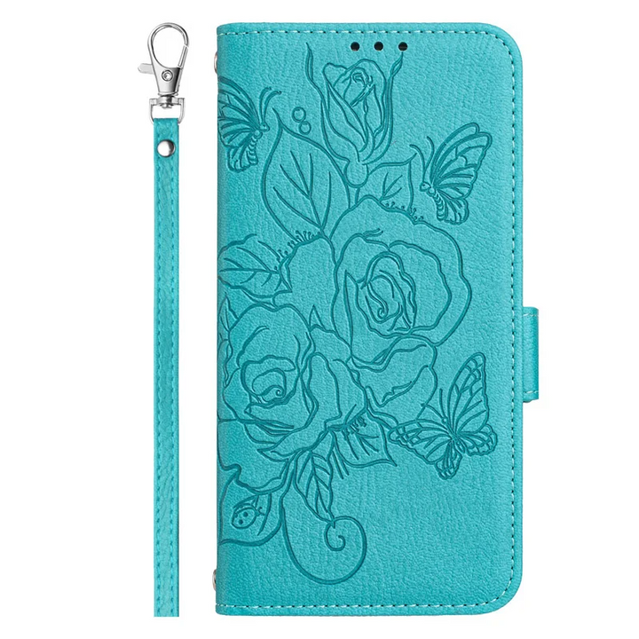 Elegante Rosen Kunstleder Klapp Hülle/Flip Case für  HTC U24 Pro, U23 Pro | ZITOCASES®