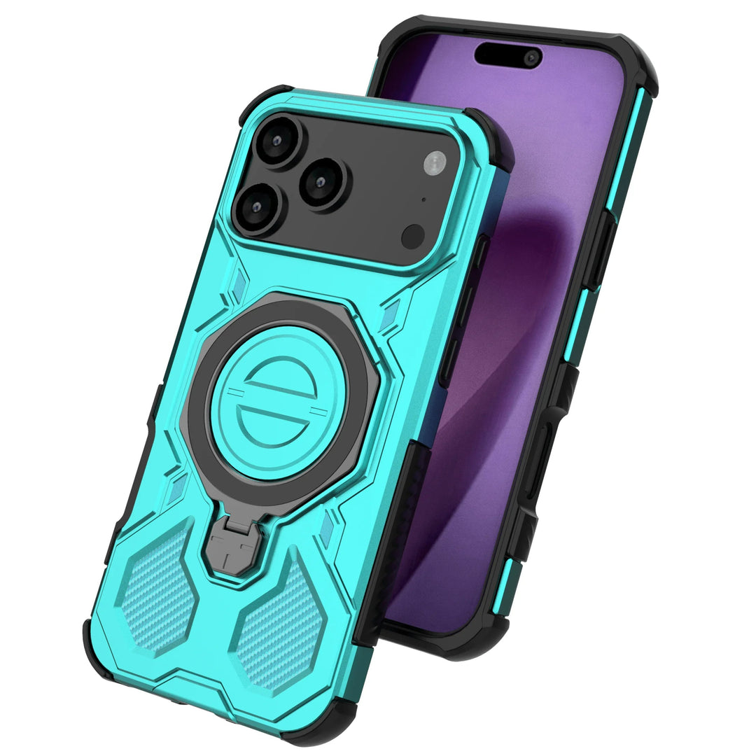 Stoßabsorbierende Outdoor MagSafe/Magnet Hülle/Case mit integriertem Ständer für iPhone 17 Pro, 17 Pro Max | ZITOCASES®