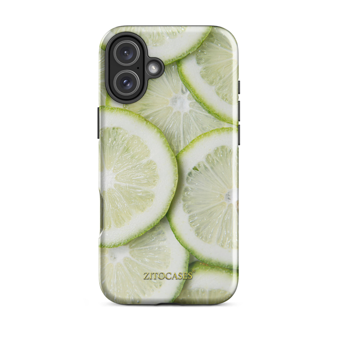 Dualschutz Limette/Limone Design 2-in-1 Hybrid Hülle/Case für iPhone 16, 16 Plus, 16 Pro, 16 Pro Max, 15, 15 Plus, 15 Pro, 15 Pro Max, 14, 14 Plus, 14 Pro, 14 Pro Max, 13, 13 Pro, 13 Pro Max, 13 Mini, 12, 12 Pro, 12 Pro Max, 12 Mini | ZITOCASES®