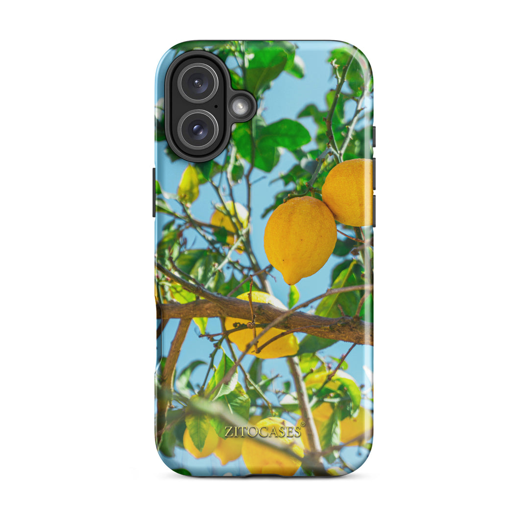Dualschutz Zitronenbaum Design 2-in-1 Hybrid Hülle/Case für iPhone 16, 16 Plus, 16 Pro, 16 Pro Max, 15, 15 Plus, 15 Pro, 15 Pro Max, 14, 14 Plus, 14 Pro, 14 Pro Max, 13, 13 Pro, 13 Pro Max, 13 Mini, 12, 12 Pro, 12 Pro Max, 12 Mini | ZITOCASES®
