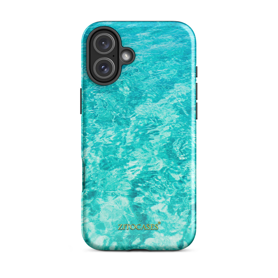 Dualschutz Karibik/Meer Design 2-in-1 Hybrid Hülle/Case für iPhone 16, 16 Plus, 16 Pro, 16 Pro Max, 15, 15 Plus, 15 Pro, 15 Pro Max, 14, 14 Plus, 14 Pro, 14 Pro Max, 13, 13 Pro, 13 Pro Max, 13 Mini, 12, 12 Pro, 12 Pro Max, 12 Mini | ZITOCASES®