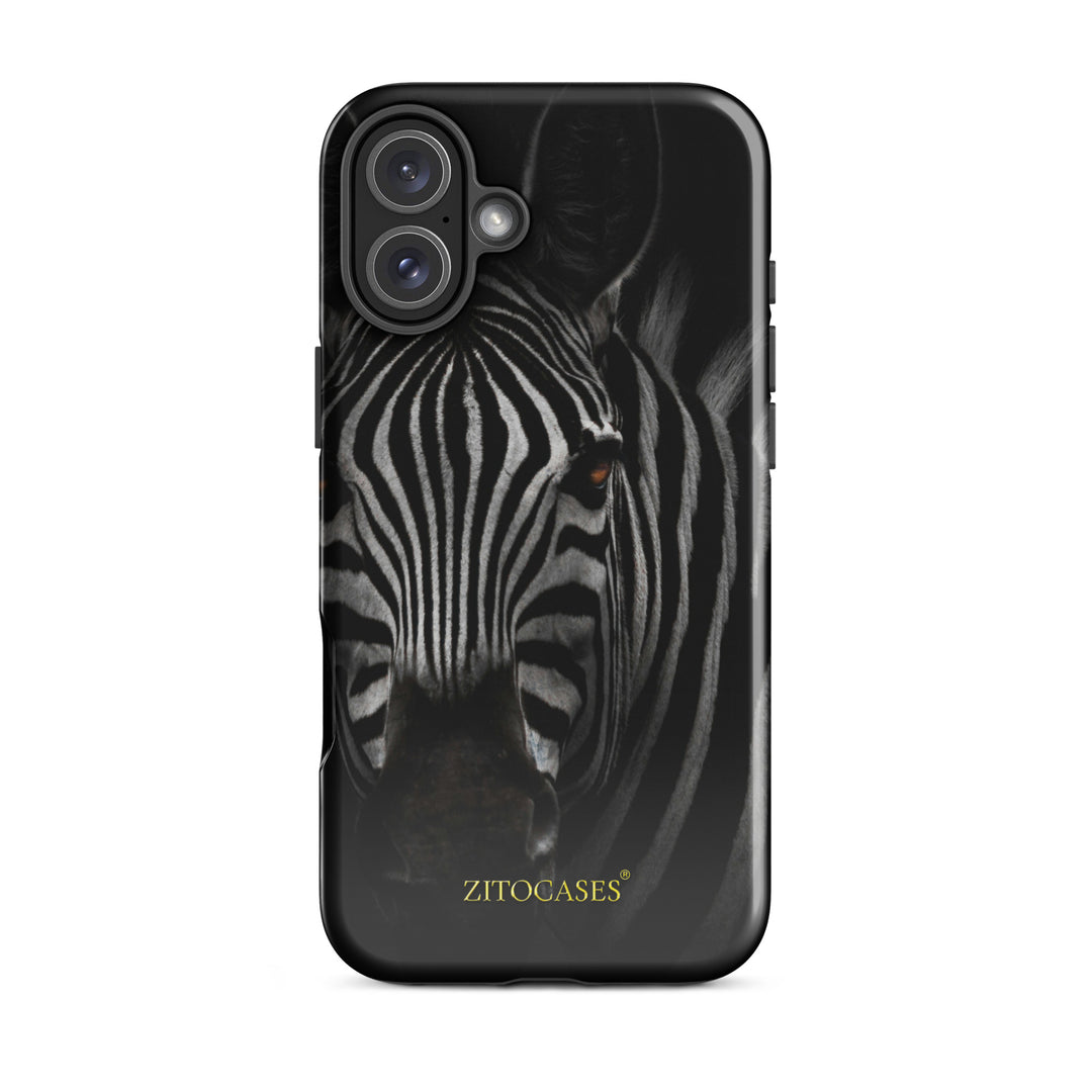 Dualschutz Zebra Design 2-in-1 Hybrid Hülle/Case für iPhone 16, 16 Plus, 16 Pro, 16 Pro Max, 15, 15 Plus, 15 Pro, 15 Pro Max, 14, 14 Plus, 14 Pro, 14 Pro Max, 13, 13 Pro, 13 Pro Max, 13 Mini, 12, 12 Pro, 12 Pro Max, 12 Mini | ZITOCASES®