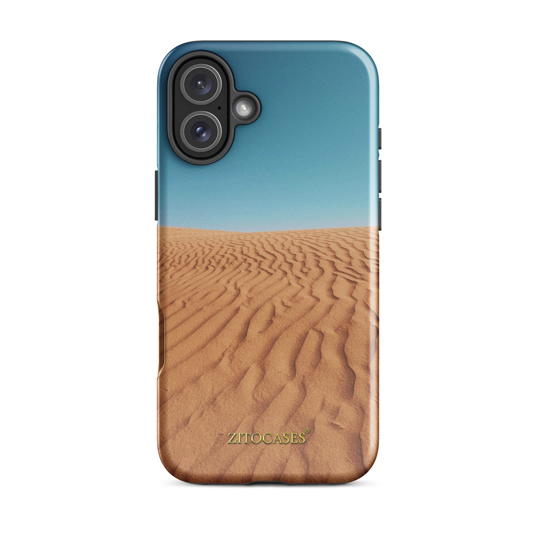 Dualschutz Wüste/Düne Design 2-in-1 Hybrid Hülle/Case für iPhone 16, 16 Plus, 16 Pro, 16 Pro Max, 15, 15 Plus, 15 Pro, 15 Pro Max, 14, 14 Plus, 14 Pro, 14 Pro Max, 13, 13 Pro, 13 Pro Max, 13 Mini, 12, 12 Pro, 12 Pro Max, 12 Mini | ZITOCASES®