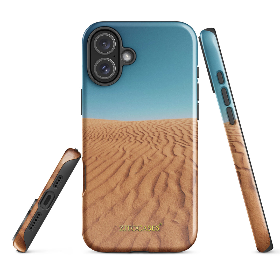 Dualschutz Wüste/Düne Design 2-in-1 Hybrid Hülle/Case für iPhone 16, 16 Plus, 16 Pro, 16 Pro Max, 15, 15 Plus, 15 Pro, 15 Pro Max, 14, 14 Plus, 14 Pro, 14 Pro Max, 13, 13 Pro, 13 Pro Max, 13 Mini, 12, 12 Pro, 12 Pro Max, 12 Mini | ZITOCASES®