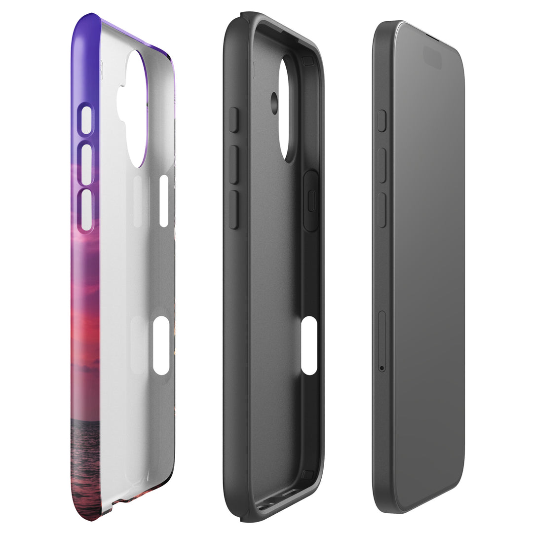 Dualschutz Palmen/Sonnenuntergang Design 2-in-1 Hybrid Hülle/Case für iPhone 17 Pro, 17 Pro Max | ZITOCASES®