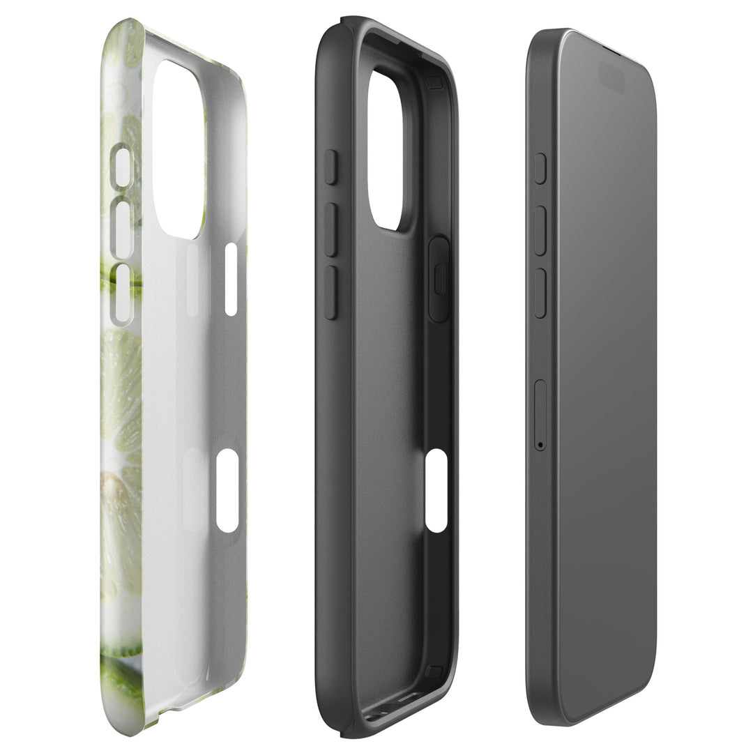 Dualschutz Limette/Limone Design 2-in-1 Hybrid Hülle/Case für iPhone 16, 16 Plus, 16 Pro, 16 Pro Max, 15, 15 Plus, 15 Pro, 15 Pro Max, 14, 14 Plus, 14 Pro, 14 Pro Max, 13, 13 Pro, 13 Pro Max, 13 Mini, 12, 12 Pro, 12 Pro Max, 12 Mini | ZITOCASES®