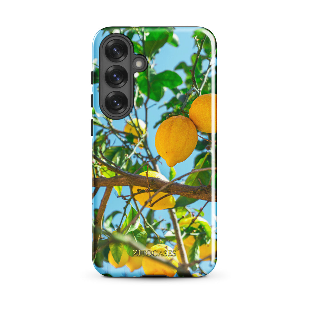 Dualschutz Zitronenbaum Design 2-in-1 Hybrid Hülle/Case für Samsung Galaxy S25, S25 Plus, S25 Ultra, S25 Edge, S25 FE, S24, S24 Plus, S24 Ultra, S23, S23 Plus, S23 Ultra, S22, S22 Plus, S22 Ultra, S21 FE, S21, S21 Plus | ZITOCASES®