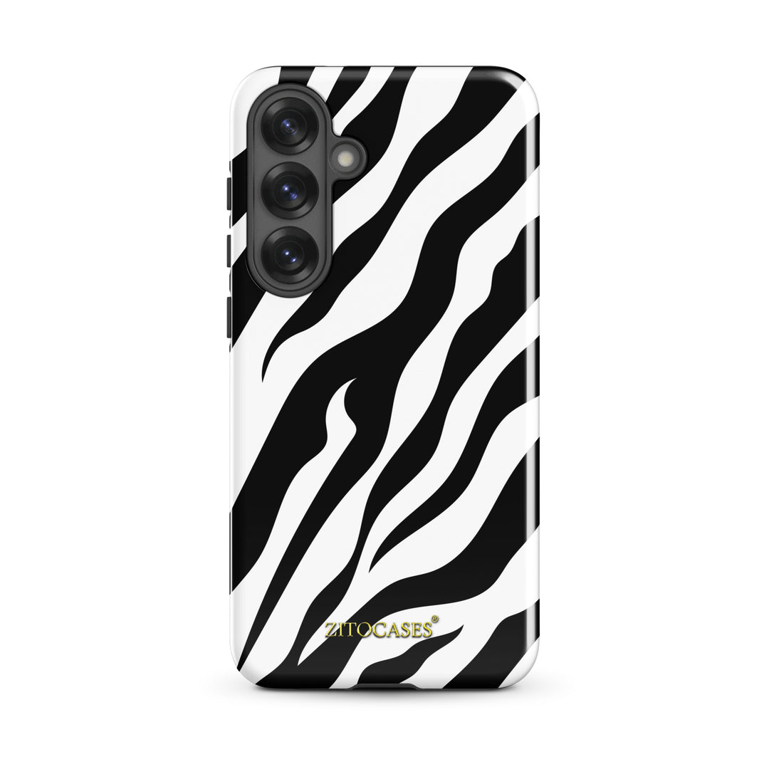 Dualschutz Zebra Muster Design 2-in-1 Hybrid Hülle/Case für Samsung Galaxy S25, S25 Plus, S25 Ultra, S25 Edge, S25 FE, S24, S24 Plus, S24 Ultra, S23, S23 Plus, S23 Ultra, S22, S22 Plus, S22 Ultra, S21 FE, S21, S21 Plus | ZITOCASES®