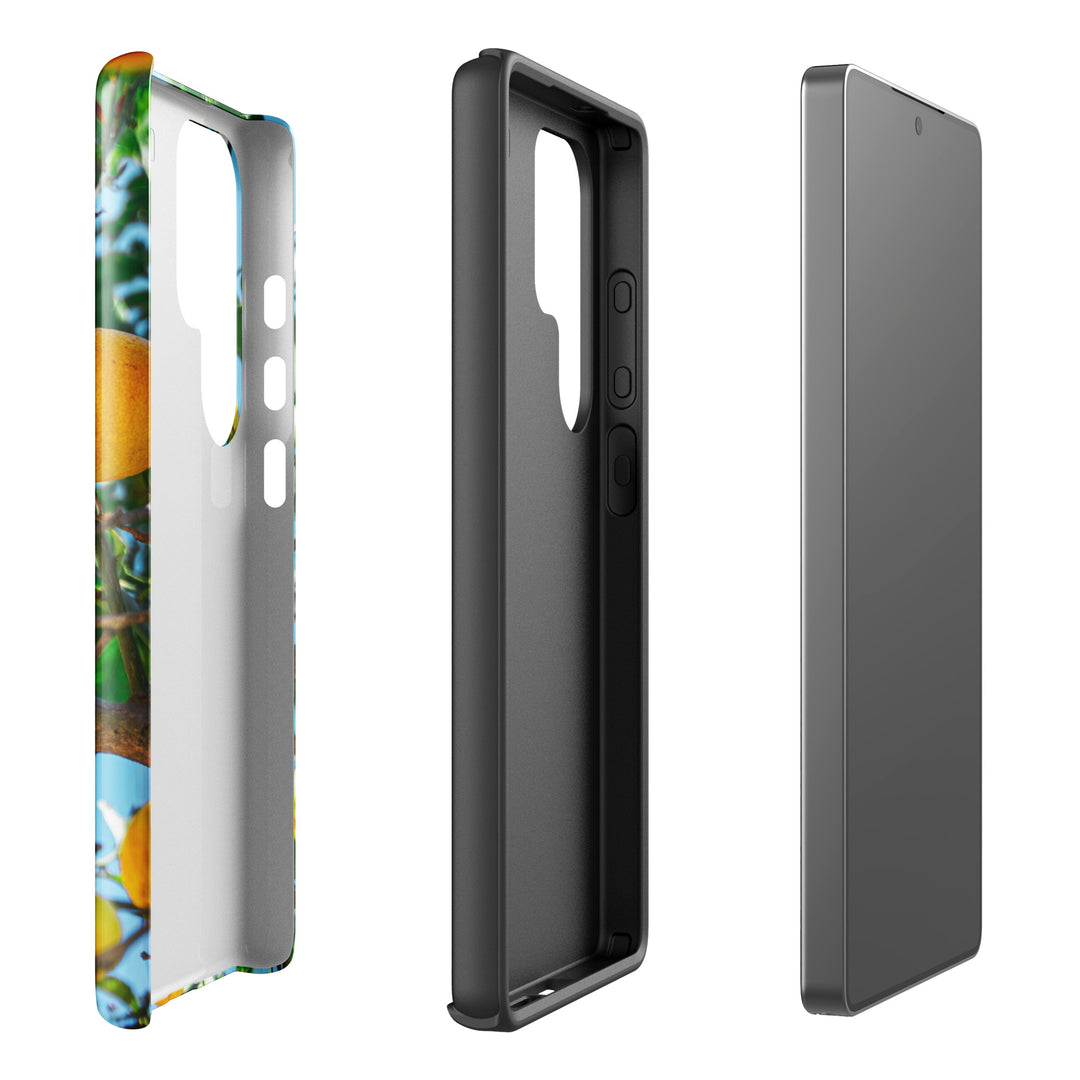 Dualschutz Zitronenbaum Design 2-in-1 Hybrid Hülle/Case für Samsung Galaxy S25, S25 Plus, S25 Ultra, S25 Edge, S25 FE, S24, S24 Plus, S24 Ultra, S23, S23 Plus, S23 Ultra, S22, S22 Plus, S22 Ultra, S21 FE, S21, S21 Plus | ZITOCASES®