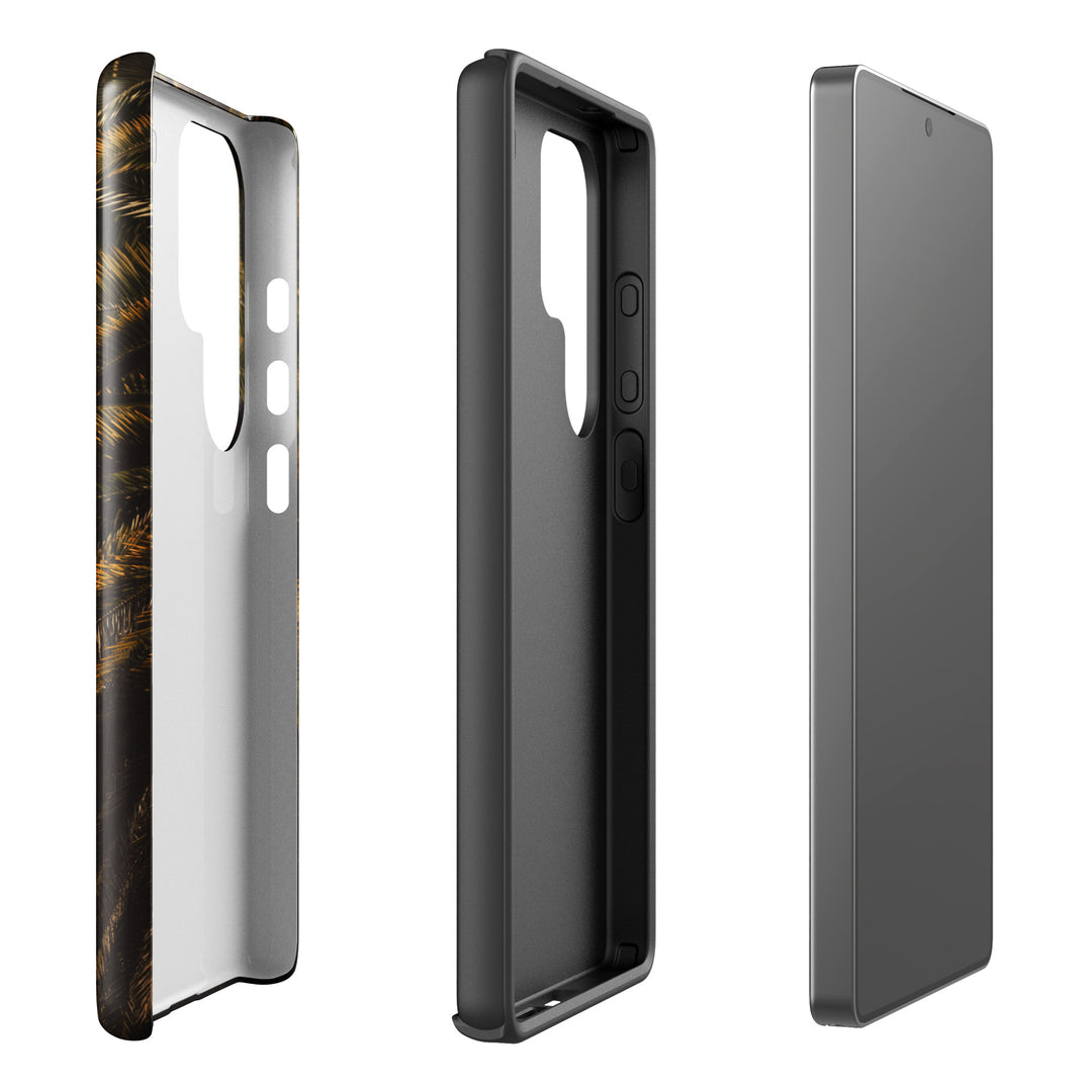 Dualschutz Palmenblätter Design 2-in-1 Hybrid Hülle/Case für Samsung Galaxy S25, S25 Plus, S25 Ultra, S25 Edge, S25 FE, S24, S24 Plus, S24 Ultra, S23, S23 Plus, S23 Ultra, S22, S22 Plus, S22 Ultra, S21 FE, S21, S21 Plus, S21 Ultra | ZITOCASES®