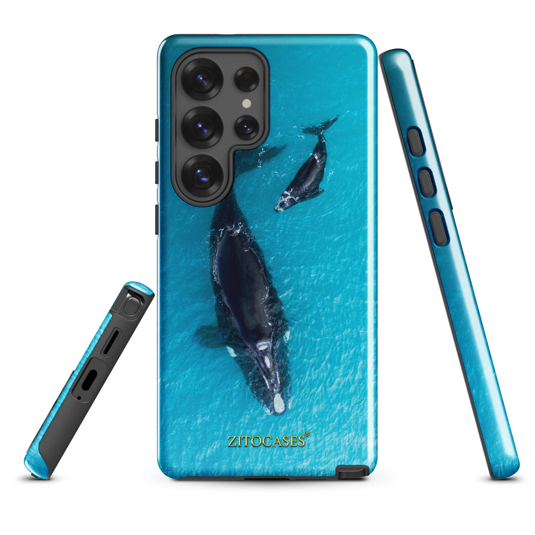 Dualschutz Wal/Meer Design 2-in-1 Hybrid Hülle/Case für Samsung Galaxy S25, S25 Plus, S25 Ultra, S25 Edge, S24, S24 Plus, S24 Ultra, S23, S23 Plus, S23 Ultra, S22, S22 Plus, S22 Ultra, S21 FE, S21, S21 Plus, S21 Ultra | ZITOCASES®